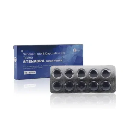 【藍鑽】Stenagra Super Power 超級雙效威而鋼 200mg (10錠裝)
